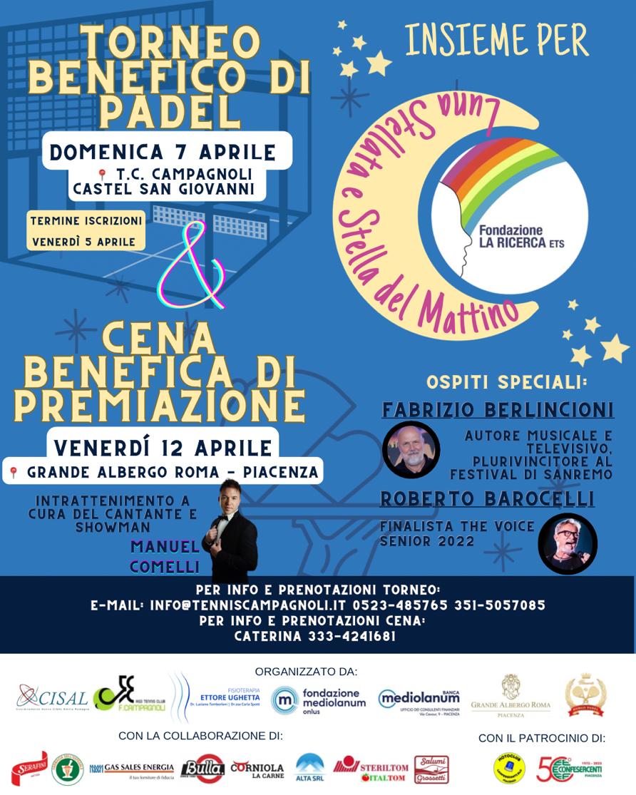 Torneo Benefico di Padel e Cena