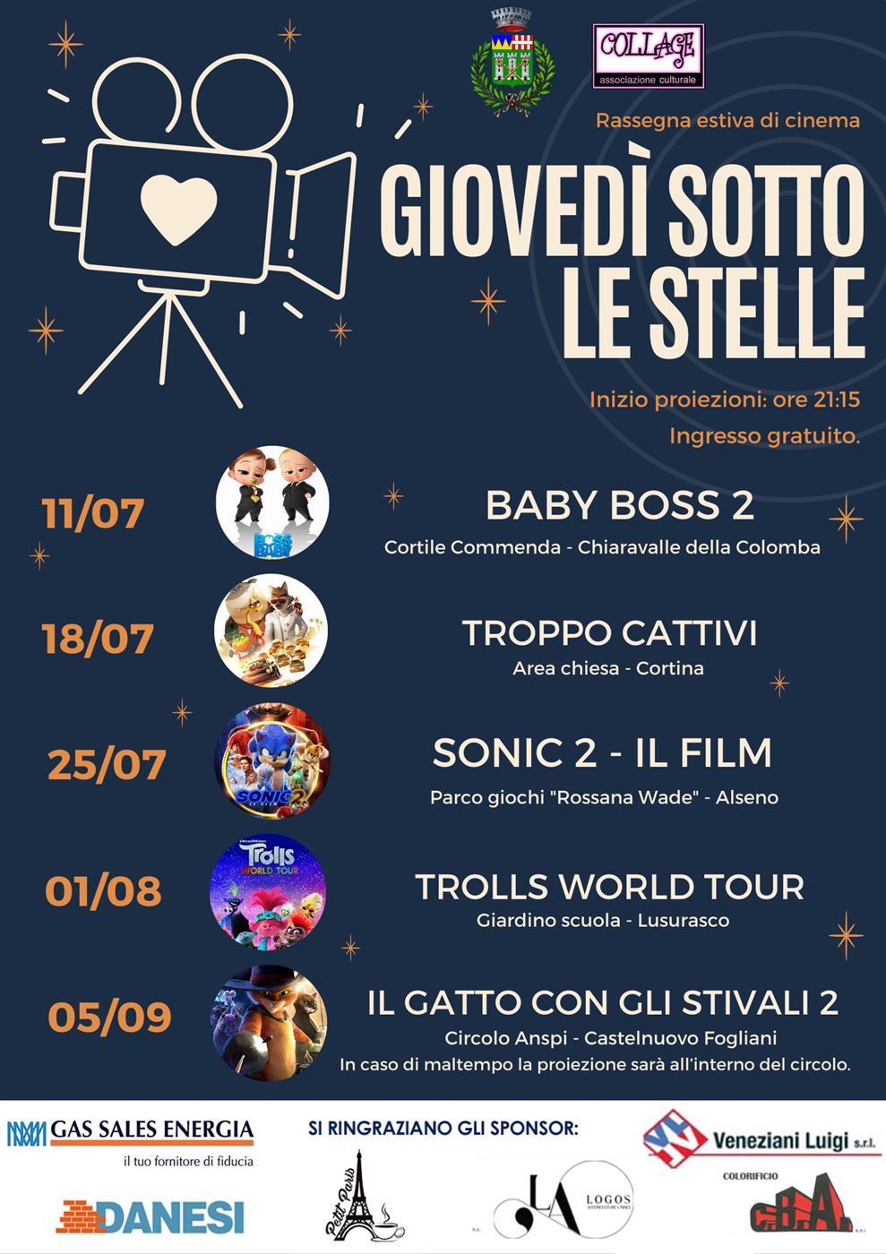 Giovedì sotto le stelle