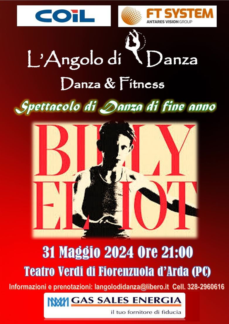 Spettacolo di Danza di Fine Anno “Billy Elliot”