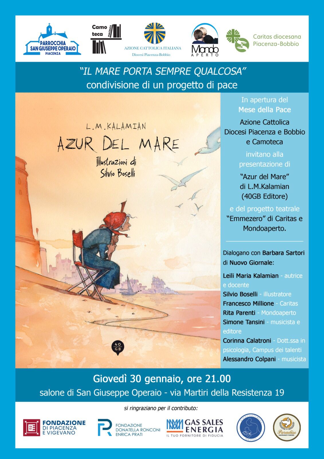 Presentazione Libro “Il Mare porta sempre qualcosa”